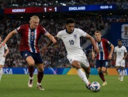 Norwegia vs Inggris Imbang 1-1 di Babak Pertama Perempatfinal Piala Dunia 2026
